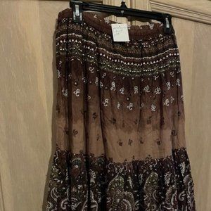 Tiered maxi skirt Chico's size 3
